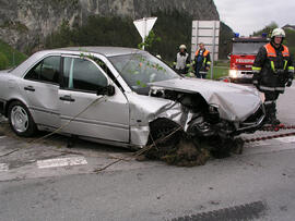 PKW Unfall, B171 bei Martinsbühel