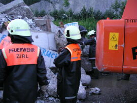 Bergeübung bei Firma Plattner/2004 06 21 Bergeü