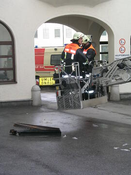 Sturmschaden, Krankenhaus, Hochzirl