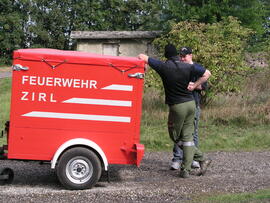 Brandschulung am Flughafen Schwechat/2008 09 22