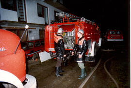 Großbrand eines Bauerhauses - Egghöfe in Oberperfuss