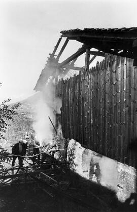 Brand eines Geräteschuppen in Martinsbühel