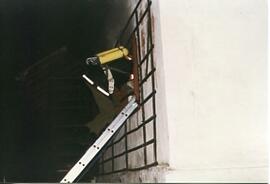 Atemschutzübung in Eigenhofen  -  26.1.1998