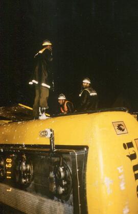 Tankwagenunfall Bahnhof-Umgebung, Mineralöl ausgetreten