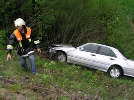 PKW Unfall, B171 bei Martinsbühel