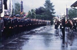 Segnung des neu gestalteten Feuerwehrhauses  1996 06 23 feuerwehrh1