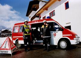 Übung beim Feuerwehrhaus/Übung bei FH002