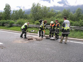 PKW Unfall A12, Richtung Westen