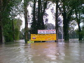 Hochwasser in Niederösterreich, Raum Amstetten, Hilfeleistung bei Aufräumung