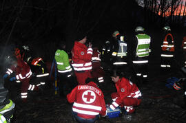 PKW Unfall, A12, KM 100, PKW überschlagen und gg. Baum geprallt