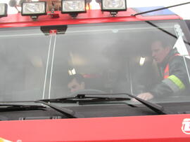 Brandschulung am Flughafen Schwechat/2008 09 22