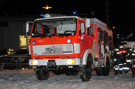 Brand in einer Kfz-Werkstatt in  Axams