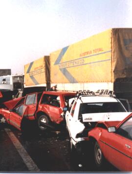 Massenkarambolage auf A12, Fahrtrichtung Innsbruck