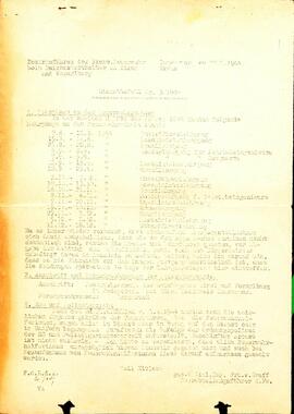 Dienstbefehl 3/1944 Roman Scheran Kursprogramm Landesfeuerwehrschule 1944