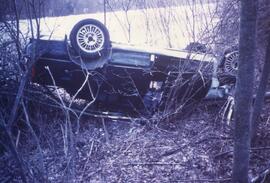 PKW Unfall A12, KM 94, Aufräumarbeiten, Ölspur (auf LKW aufgefahren)