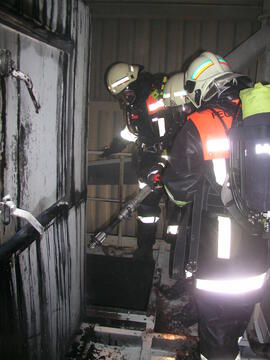 Brand in der Firma Lieferasphalt, Meilbrunnen