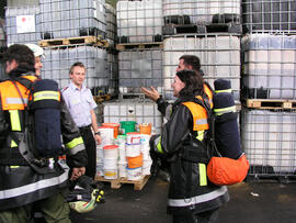 Brand der Schretteranlage bei der Firma Freudenthaler, Hilfeleistung für FF Inzing