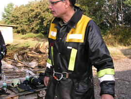 Brandschulung am Flughafen Schwechat/2008 09 22