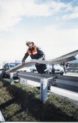 PKW Unfall , A12, KM 87, 3 PKW zusammengestoßen