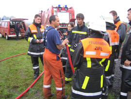 Brandschulung am Flughafen Schwechat 2005/4