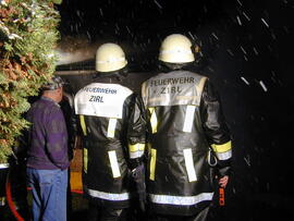 Brand eines Geräteschuppen in der Schwabstr., Wachs auf Herdplatte