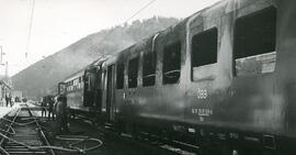 Waggonbrand der ÖBB