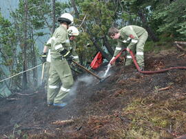 Waldbrand am Hechenberg, Finstertalegg