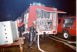 Großbrand eines Bauerhauses - Egghöfe in Oberperfuss