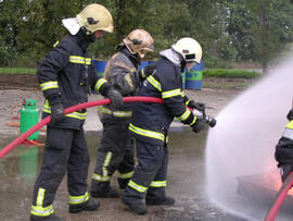 Brandschulung am Flughafen Schwechat 2005/4