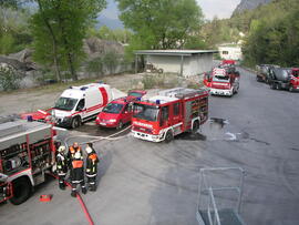 Brand in der Firma Lieferasphalt, Meilbrunnen