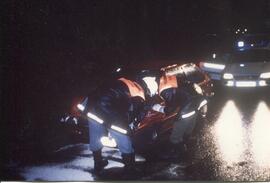 PKW Unfall auf A12 KM 95, Ausfahrt Rosenberger, PKW gegen LKW