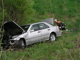 PKW Unfall, B171 bei Martinsbühel