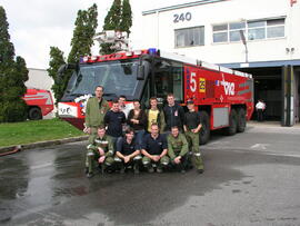 Brandschulung am Flughafen Schwechat/2008 09 22