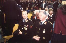 Segnung des neu gestalteten Feuerwehrhauses  1996 06 23 feuerwehrh11