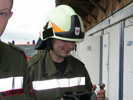 Brandschulung am Flughafen Schwechat/2008 09 22