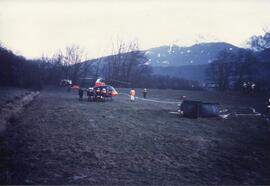 Waldbrand Hechenber, Plattental, 3 Hubschrauber Löscheinsatz