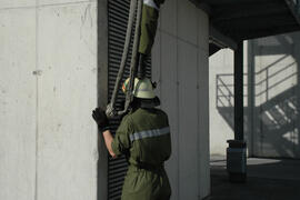 Seiltechnikübung in der LFS/2008 02 23