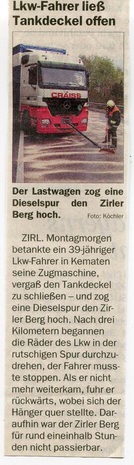 Zeitungsartikel  v. 28.9.2006 TT