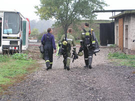 Brandschulung am Flughafen Schwechat 2005/4