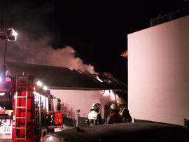 Brand von Stall und Stadl in der Franz Plattner Str.