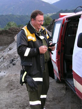 Bergeübung bei Firma Plattner/2004 06 21 Bergeü