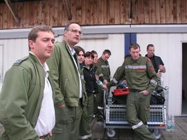 Brandschulung am Flughafen Schwechat/2008 09 22