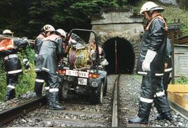 Übung mit Quad auf der Mittenwaldbahn, ÖBB/2000 Quad ÖBB-003