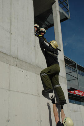 Seiltechnikübung in der LFS/2008 02 23