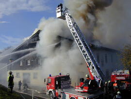 Brand Bauernhaus in Kematen-Afling