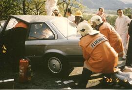 PKW Unfall B171, KM 29, 2 Auto, 3 Schwerverletzte, 1 Person tot