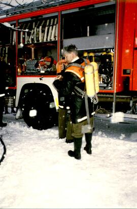 Schwelbrand im Keller im Äueleweg