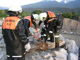 Bergeübung bei Firma Plattner/2004 06 21 Bergeü