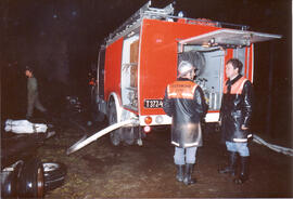 Großbrand eines Bauerhauses - Egghöfe in Oberperfuss