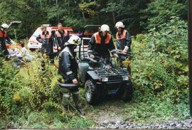 Übung mit Quad auf der Mittenwaldbahn, ÖBB/2000 Quad ÖBB-001